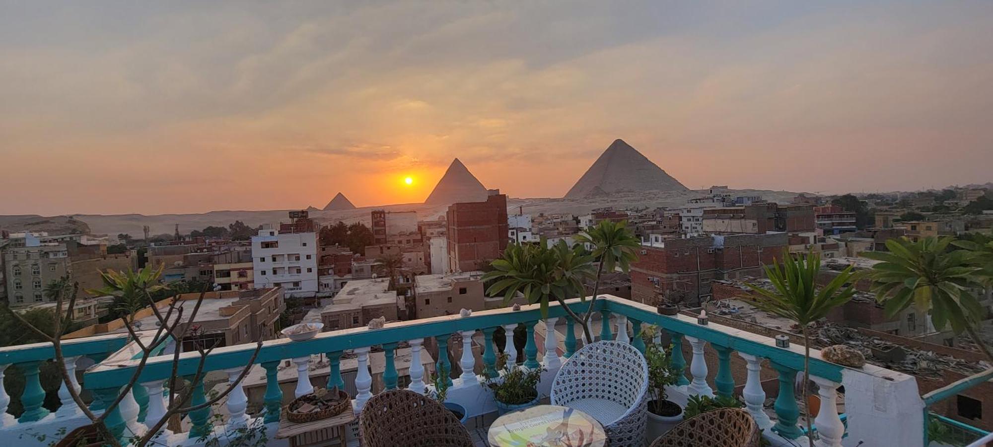 Pyramids Temple Guest House Kafret el-Gabal Exterior foto