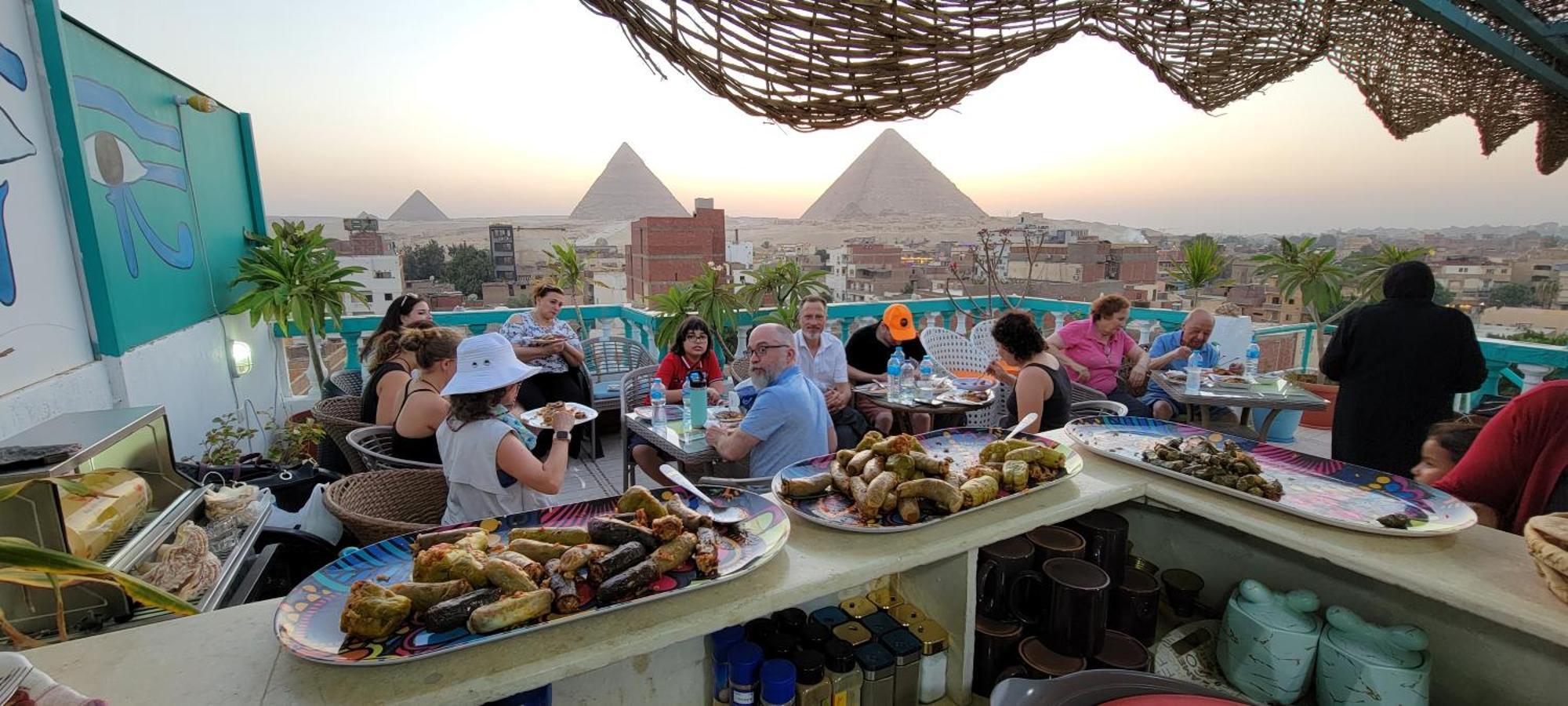 Pyramids Temple Guest House Kafret el-Gabal Exterior foto