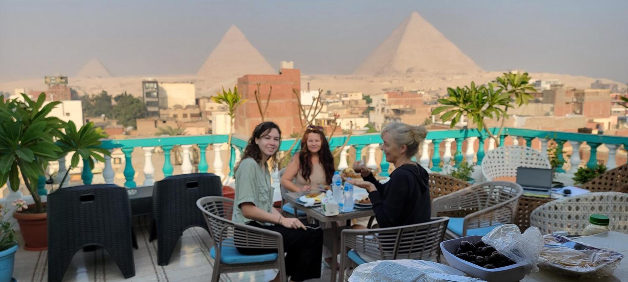 Pyramids Temple Guest House Kafret el-Gabal Exterior foto