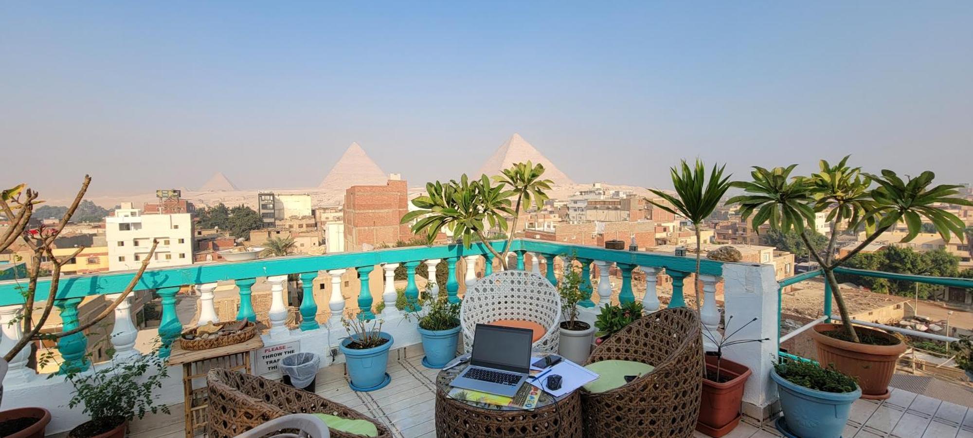 Pyramids Temple Guest House Kafret el-Gabal Exterior foto